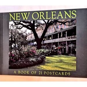 New Orleans: A Book of 21 Postcards (1996 Paperback)